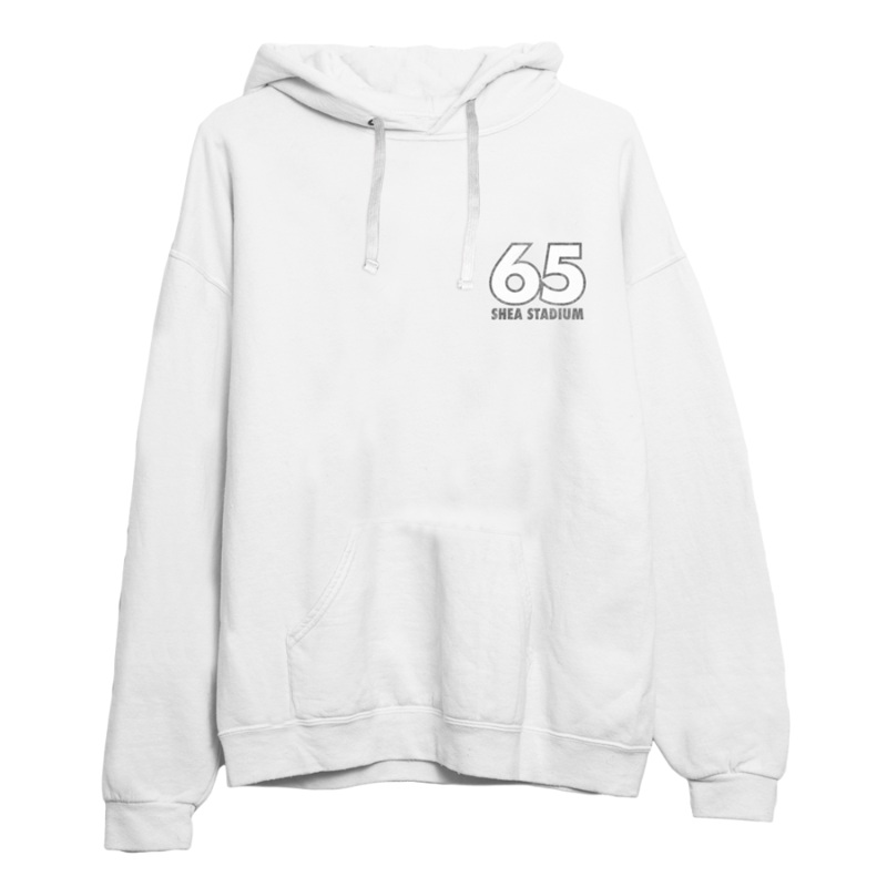 Shea Stadium Anniversary White Hoodie