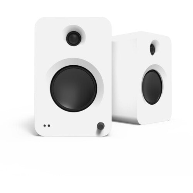 Kanto Renmw Bluetooth Bookshelf Speakers 200W Wht - Kanto RENMW Bluetooth Powered Bookshelf Speakers 200 Watts (Matte White)
