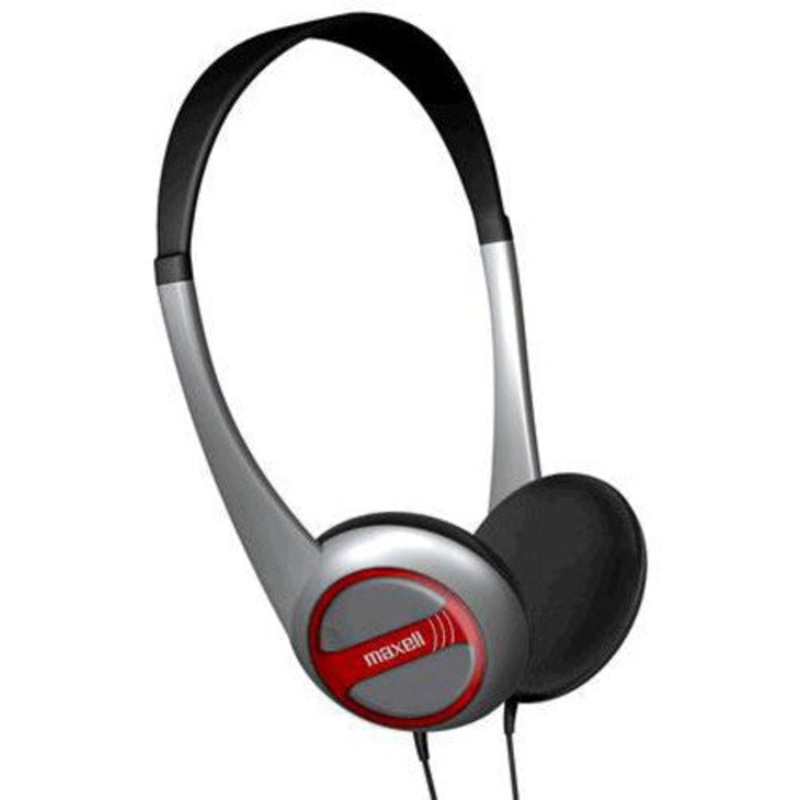 Maxell 190318 Hp-200F Lightweight Headphones Blk - Maxell 190318 HP-200F Portable Lightweight Headphones On Ear (Black)