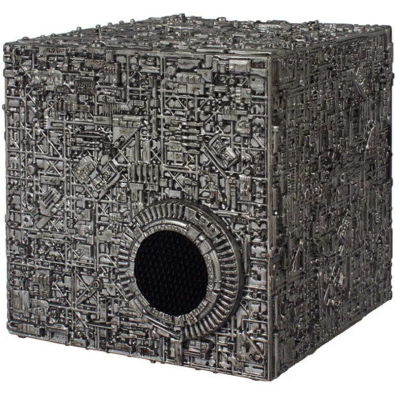 Star Trek Tng Stborg Bt Borg Cube Bt Spkr - Fametek STBORG - Star Trek: The Next Generation - Borg Cube Bluetooth Speaker with LED & Sound Effects