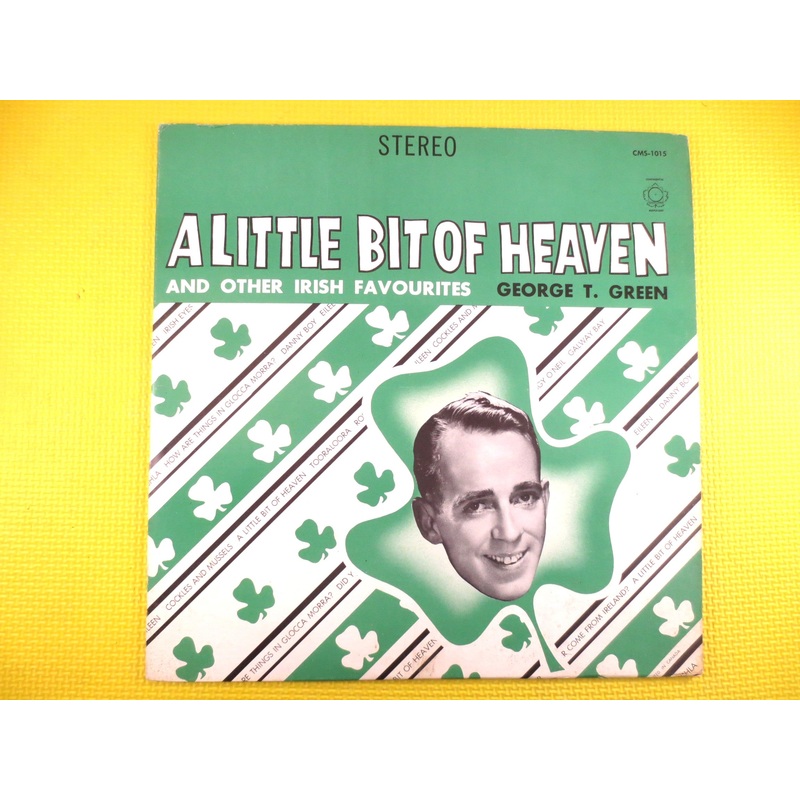 GEORGE T GREEN, IRISH Favorites, Irish Music Record, Irish Songs, Irish Music Albums, Irish Music lps, Irish, Vintage Records, 1967 Records