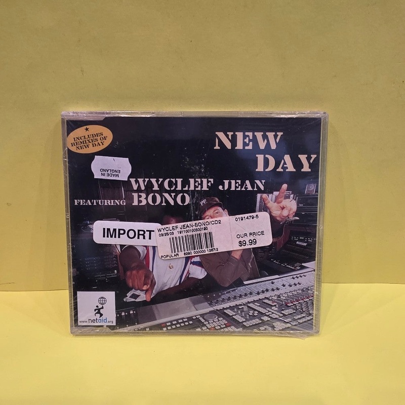 Wyclef Jean Feat. Bono - New Day - 1999 - 66812 5 - New - Sealed - CDs