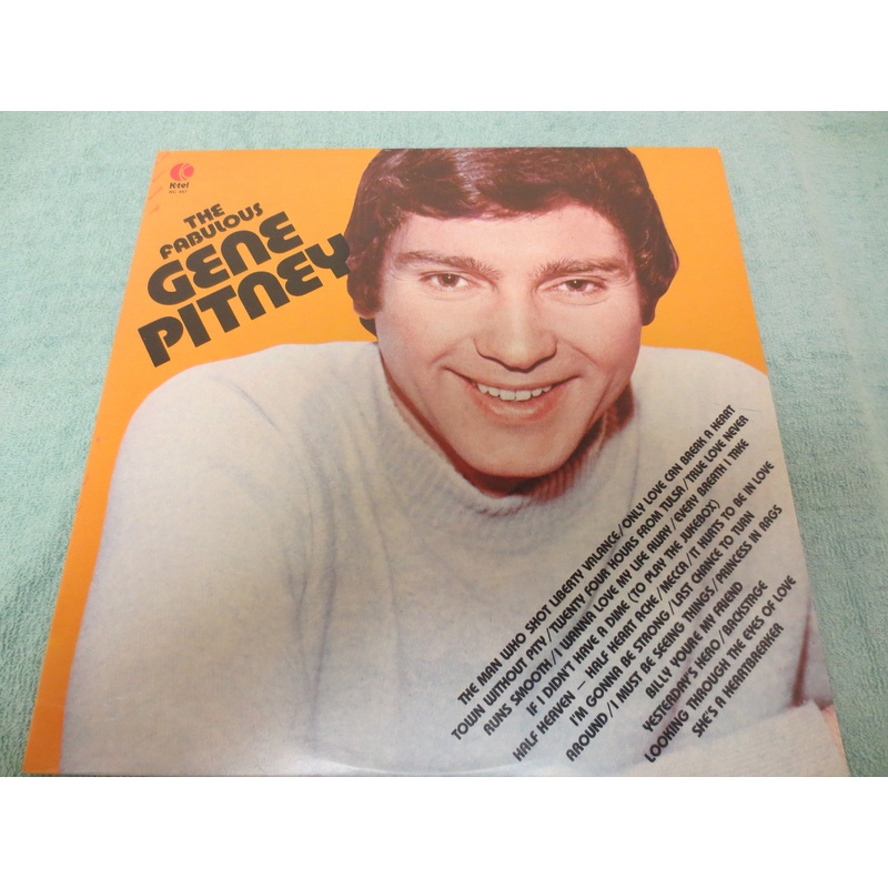 GENE PITNEY, The FABULOUS, K-Tel Records, Vintage Vinyl, Gene Pitney Vinyl, Gene Pitney Albums, Vinyl, 1977 Records