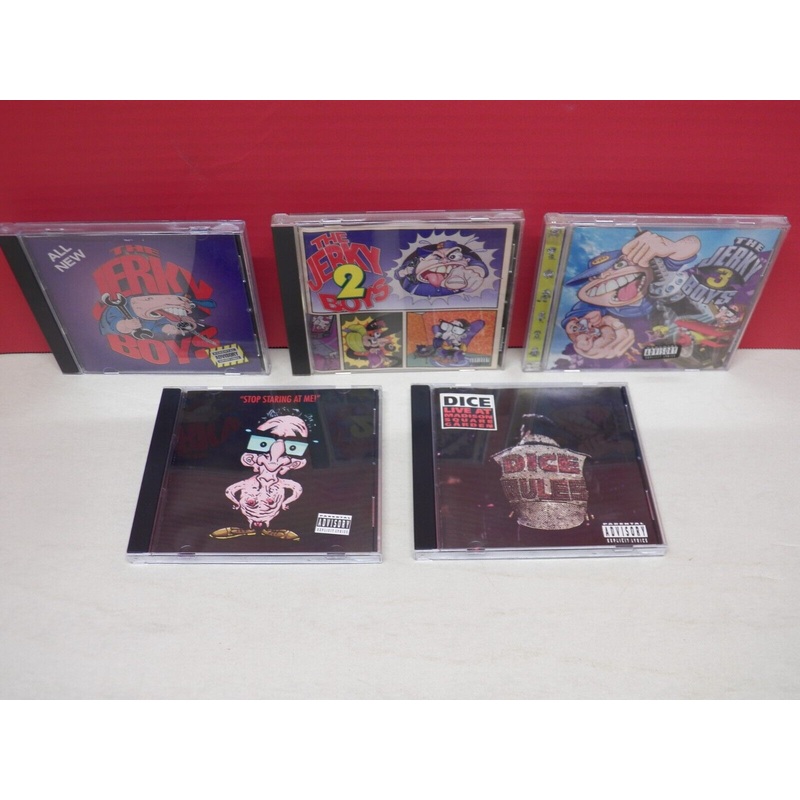 5CD Lot Jerky Boys/Andrew Dice Clay Jerky Boys 1-3/Stop Staring At Me/Dice Rules