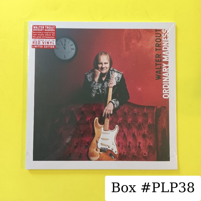 Walter Trout - Ordinary Madness RED 2LP - 2020 - PRD 75901 - New - Sealed - Vinyl