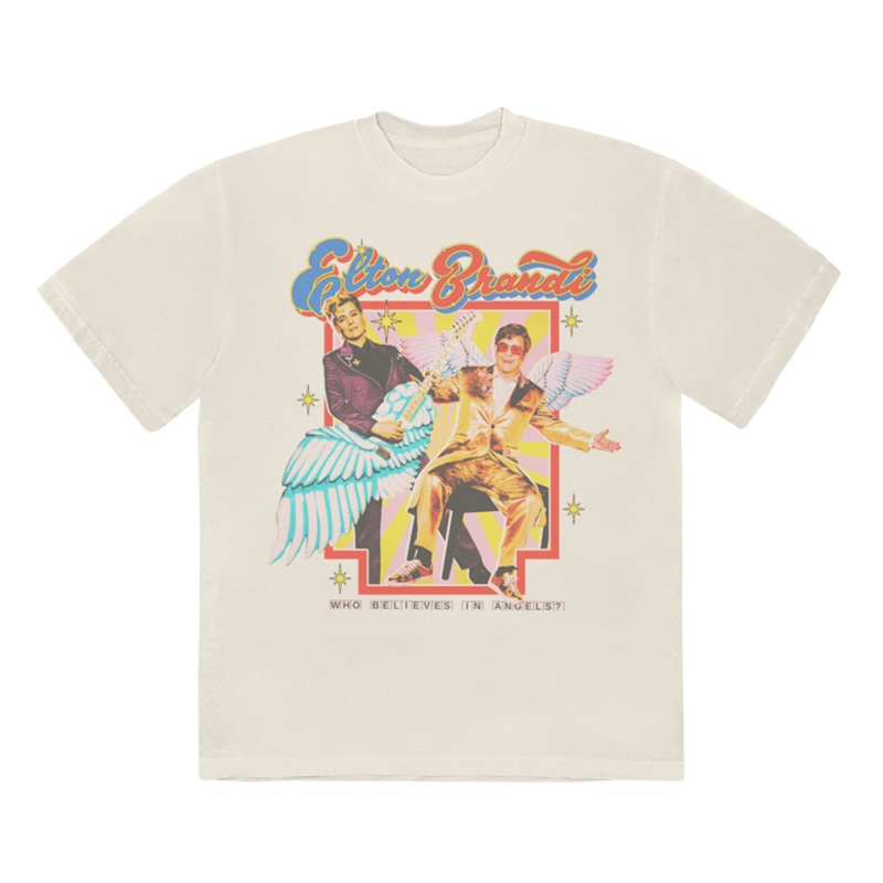 Who Believes In Angels? Album Cover Natural T-shirt