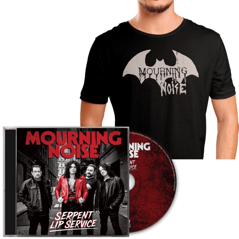 Mourning Noise - Serpent Lip Service (CD + Black T-Shirt Bundle)