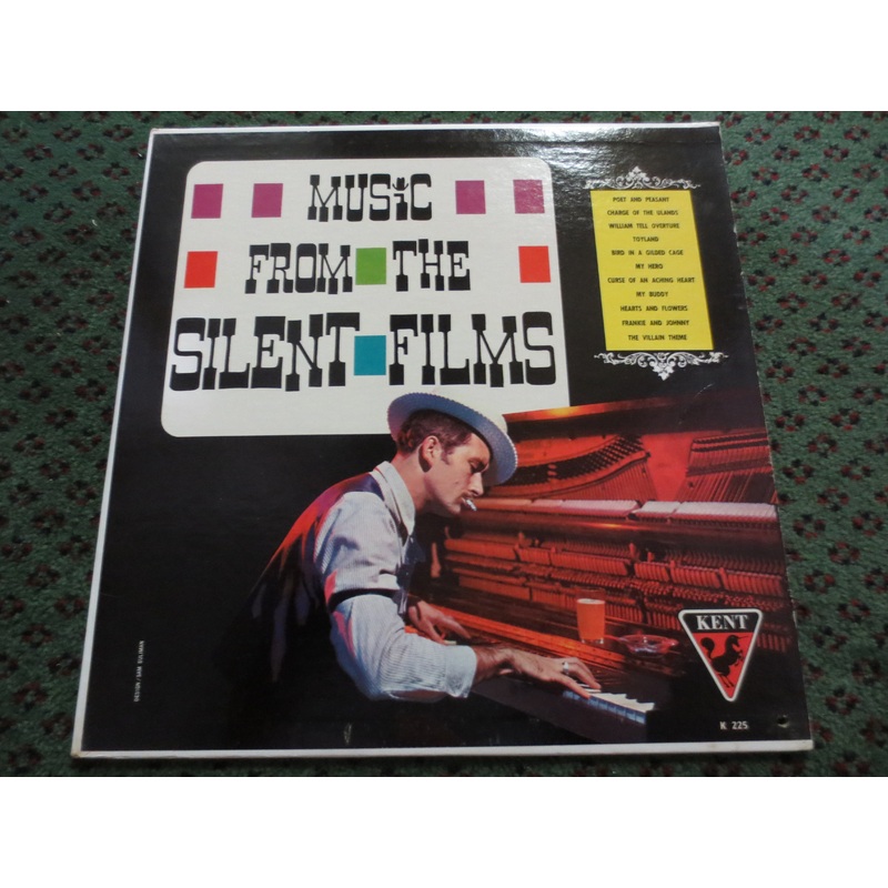 SILENT FILM MUSIC, Ragtime Records, Silent Movie Music, Movie Music Record, Honky Tonk Records, Vintage Records, Ragtime Piano Record
