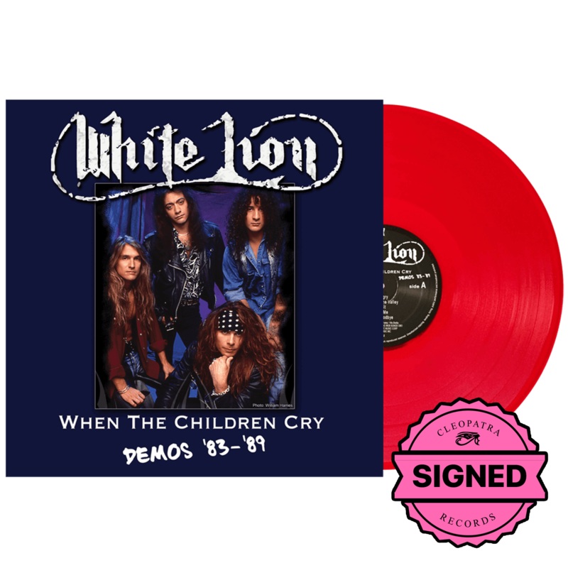 White Lion - When The Children Cry - Demos '83 - '89 (Red Vinyl - Signed by Mike Tramp)
