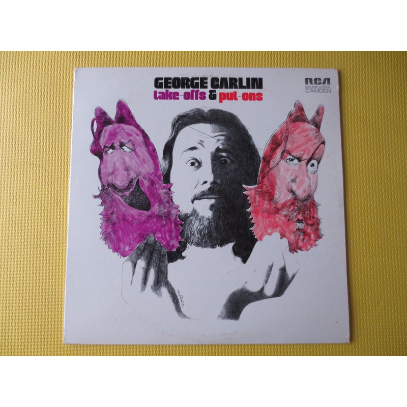 GEORGE CARLIN, Take-Offs and Put-Ons, Vintage Comedy Album, 1972 Record, Vinyl LP