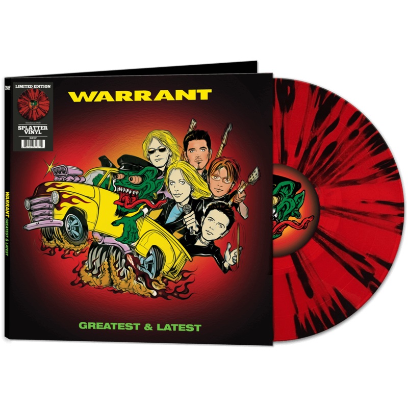 Warrant - Greatest & Latest (Red-Black Splatter Vinyl)