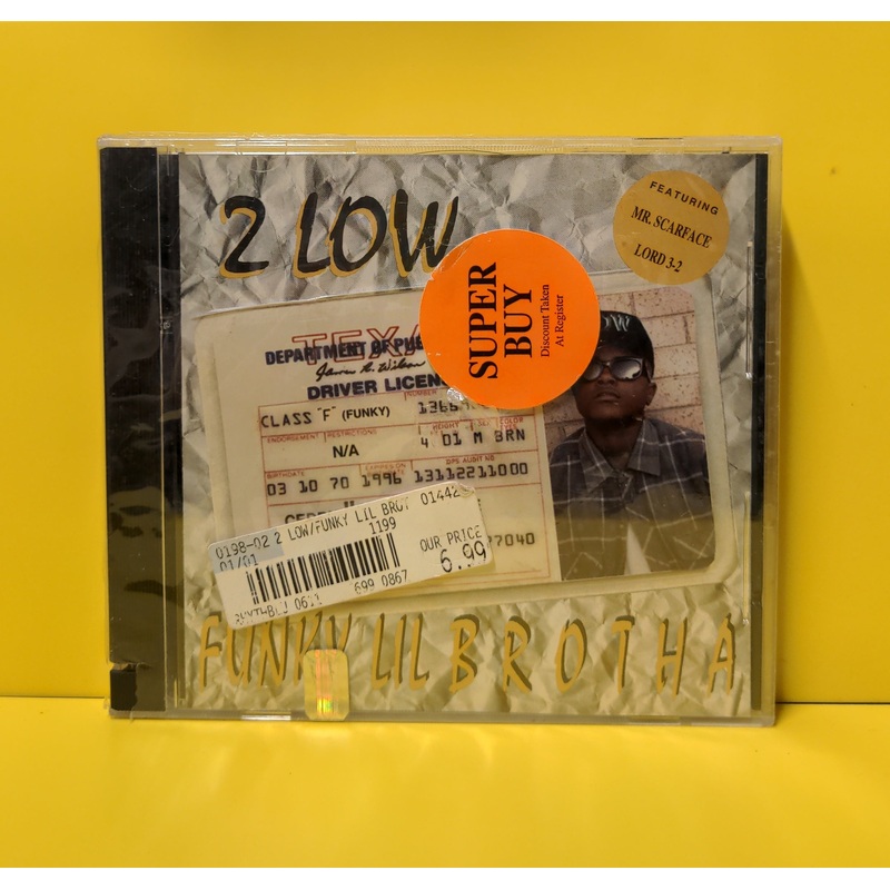 2 Low - Funky Lil Brotha - 1993 - P2 53884 New - Sealed - CDs