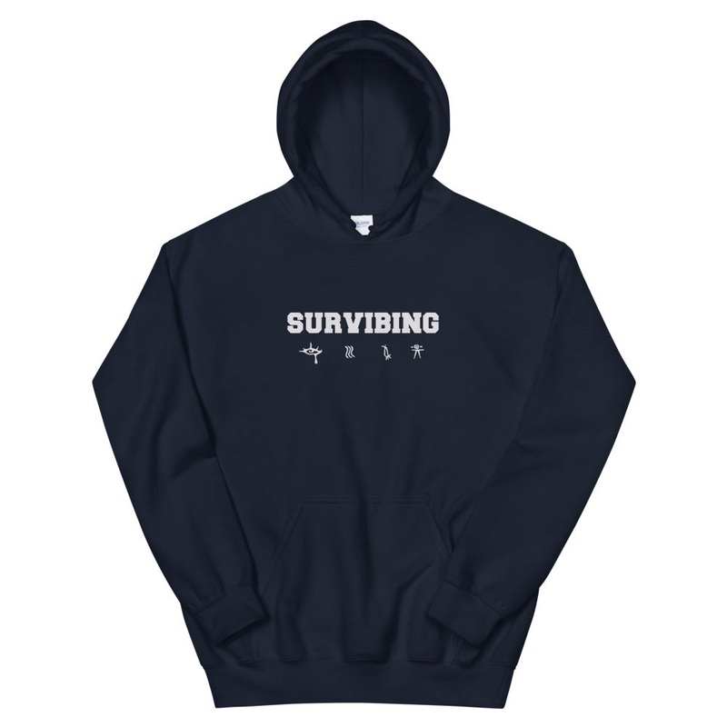 SUR - SURVIBING Hoodie (Navy)