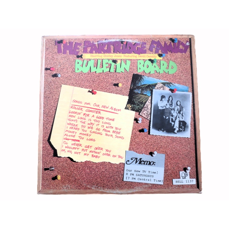 The PARTRIDGE FAMILY, Bulletin Board, PARTRIDGE Family Lp, Pop Records, David Cassidy Record, David Cassidy Lp, Vintage Record, 1973 Records