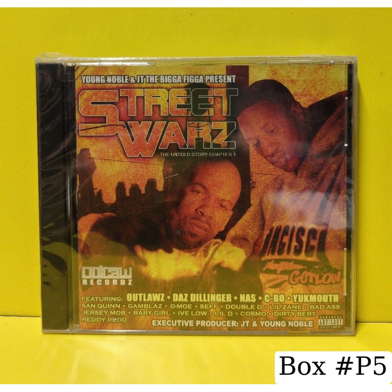 Young Noble & JT the Bigga Figga - Street Warz - 2002 - Getlo131-2 - New - Sealed - CDs