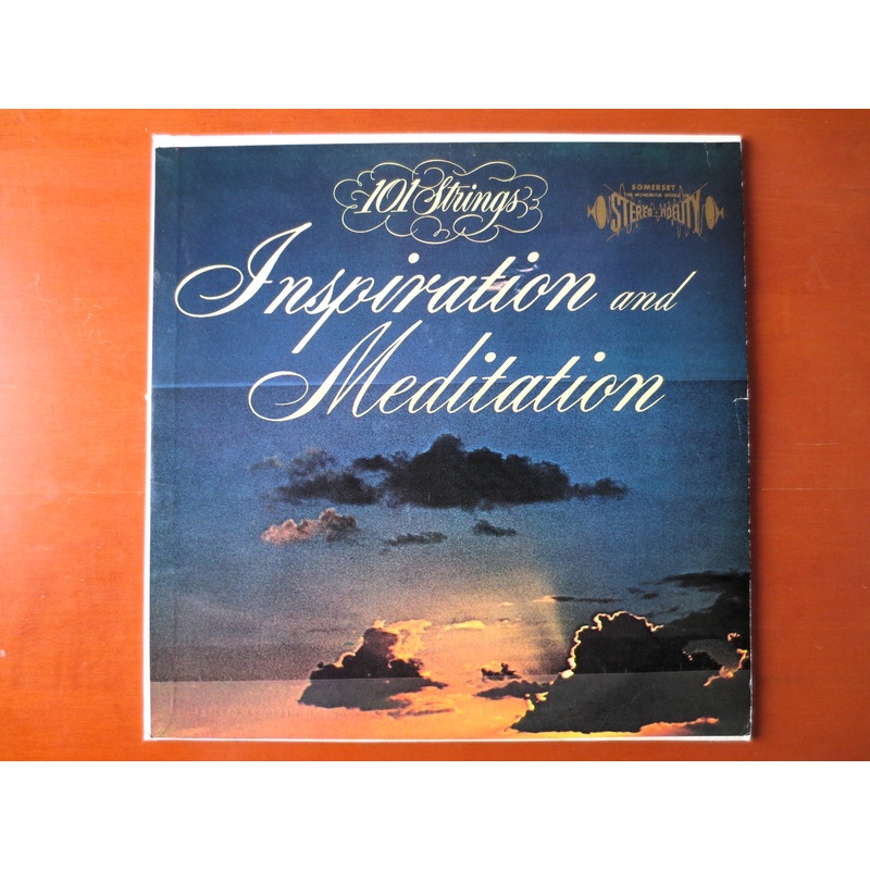 101 Strings, INSPIRATION and MEDITATION, Vintage Album, 1962 Record, Vinyl Lp