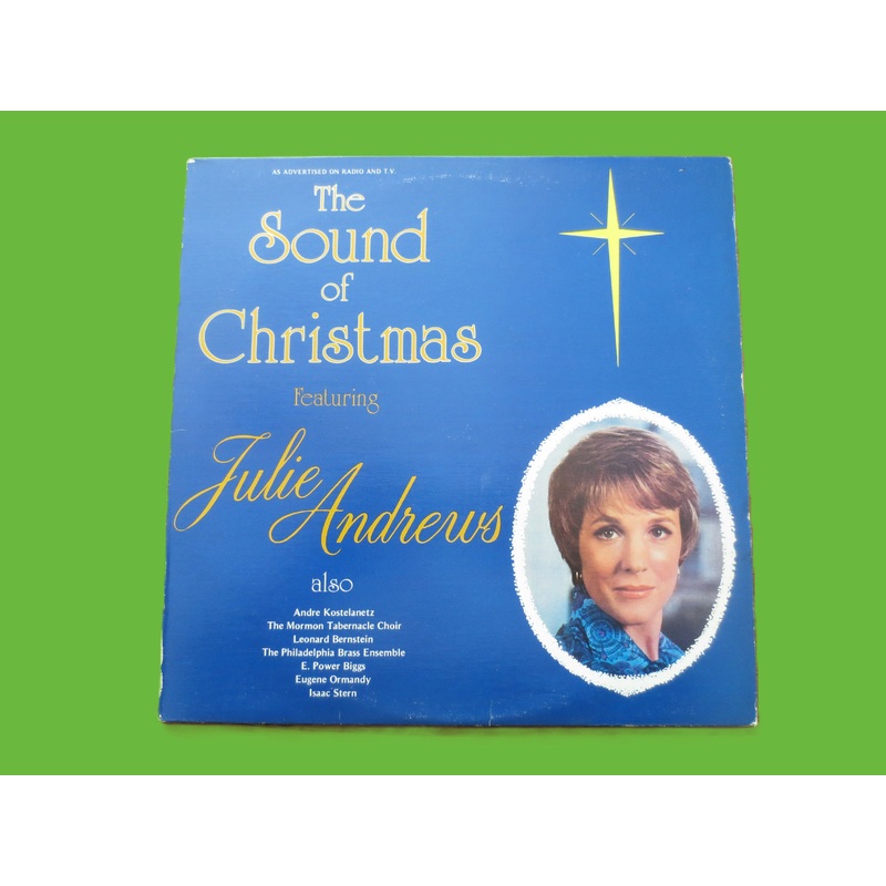 JULIE ANDREWS, The Sound Of Christmas, Vintage Album, 1967 Record, Vinyl Lp