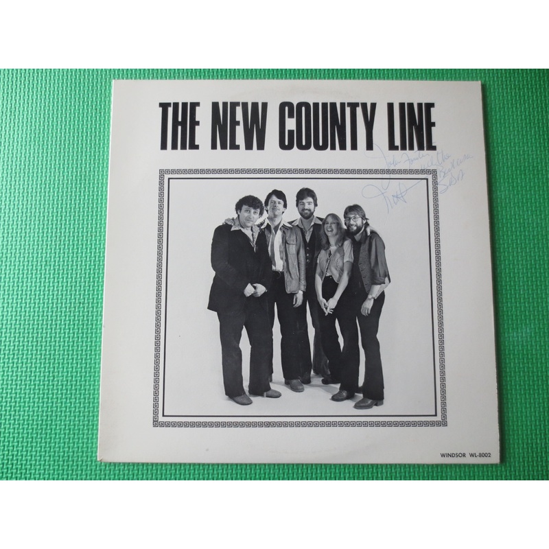The NEW COUNTY LINE, Debut Records, Autographed Record, Bluegrass Records, Bluegrass Album, lps, Vintage Lp, 1980 Records