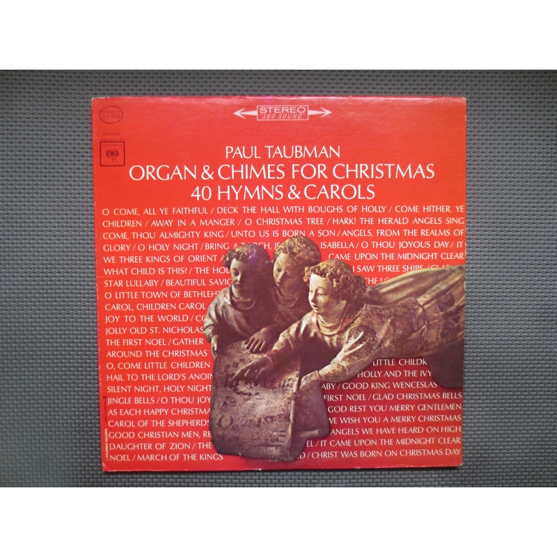 Vintage Records, PAUL TAUBMAN, CHRISTMAS, Organ and Chimes, Christmas Record, Christmas Vinyl, Christmas Lp, Christmas Song, 1963 Records