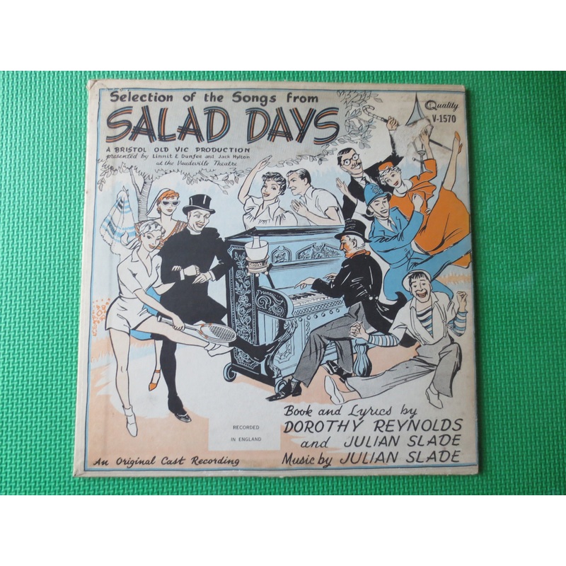 SALAD DAYS, VAUDEVILLE Theatre, Theatre Music, Soundtrack Records, Vintage Vinyl, Record Vinyl, Vinyl Record, 1954 Records