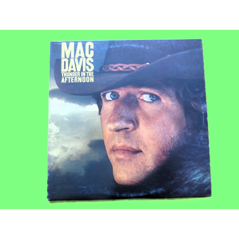 MAC DAVIS, THUNDER in the Afternoon, Vintage Country Album, 1977 Record, Vinyl Lp
