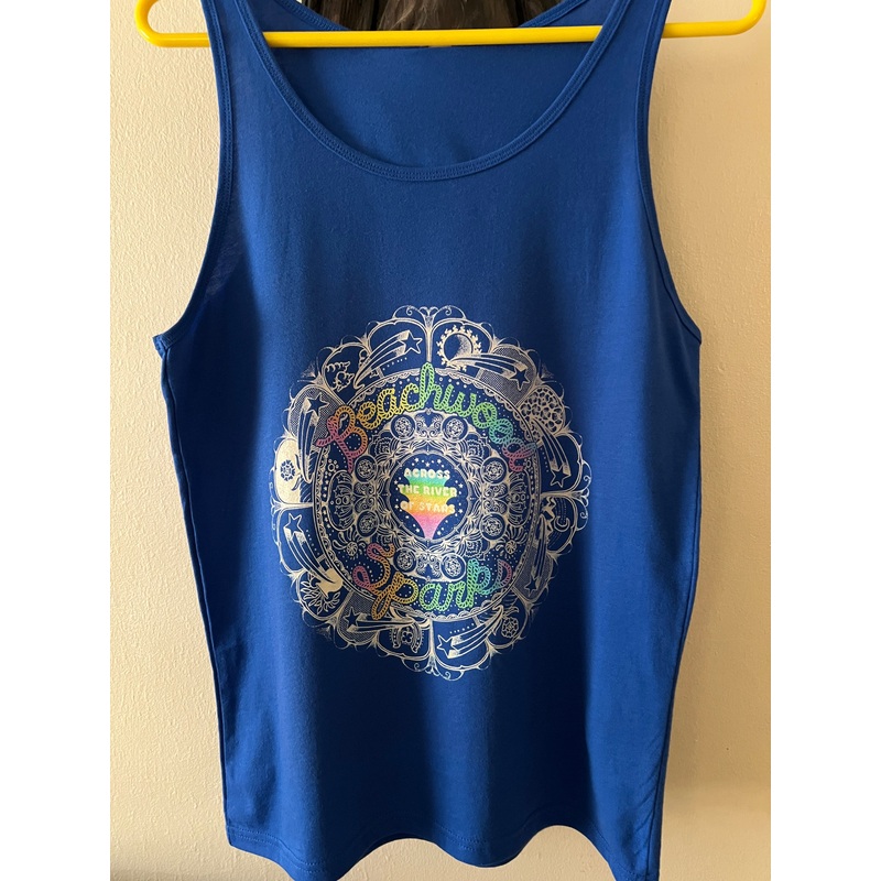 Across The River Of Stars - Tank Top Navy