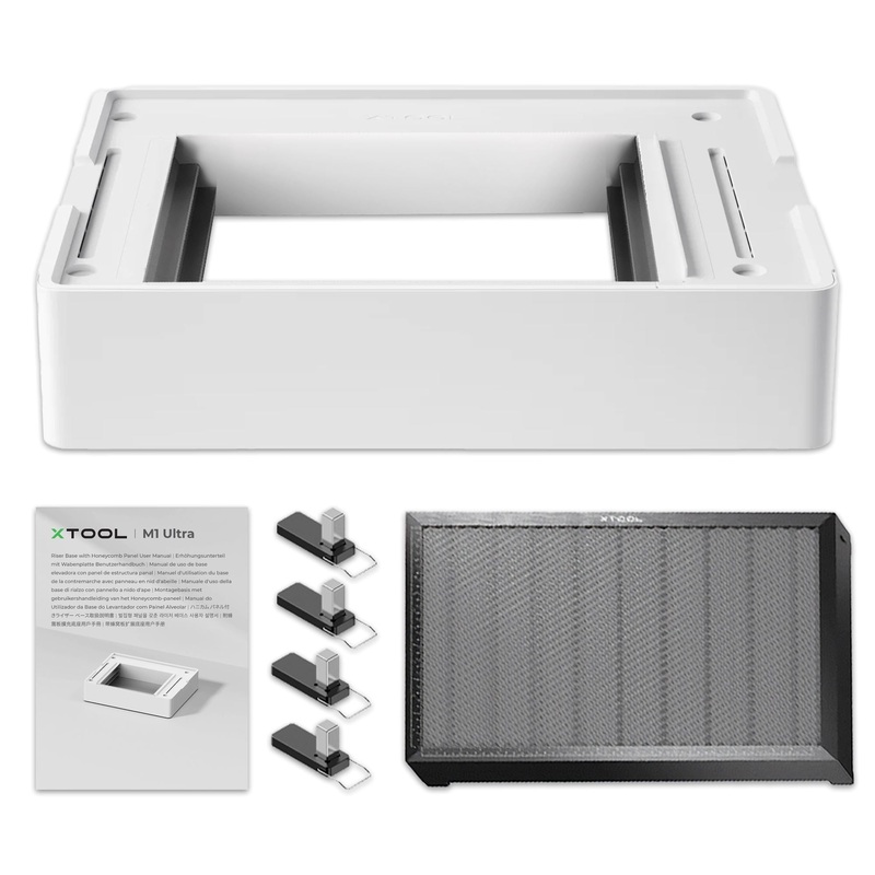 xTool M1 ULTRA Riser Base with Honeycomb - 5" Total Workspace Height