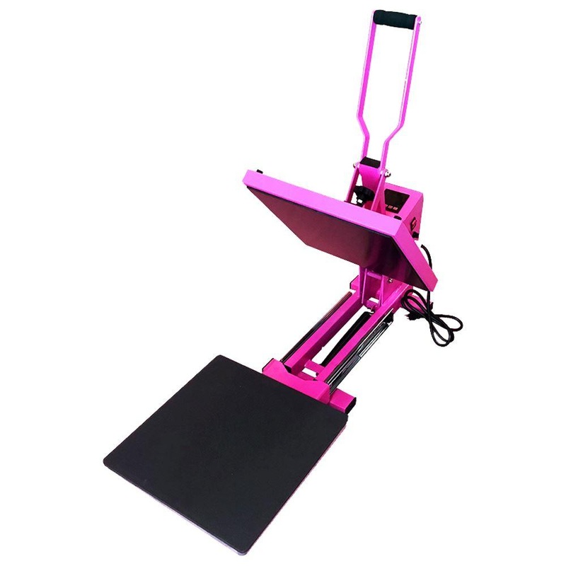 REFURBISHED Swing Design 15" x 15" PRO Slide Out Heat Press - Pink