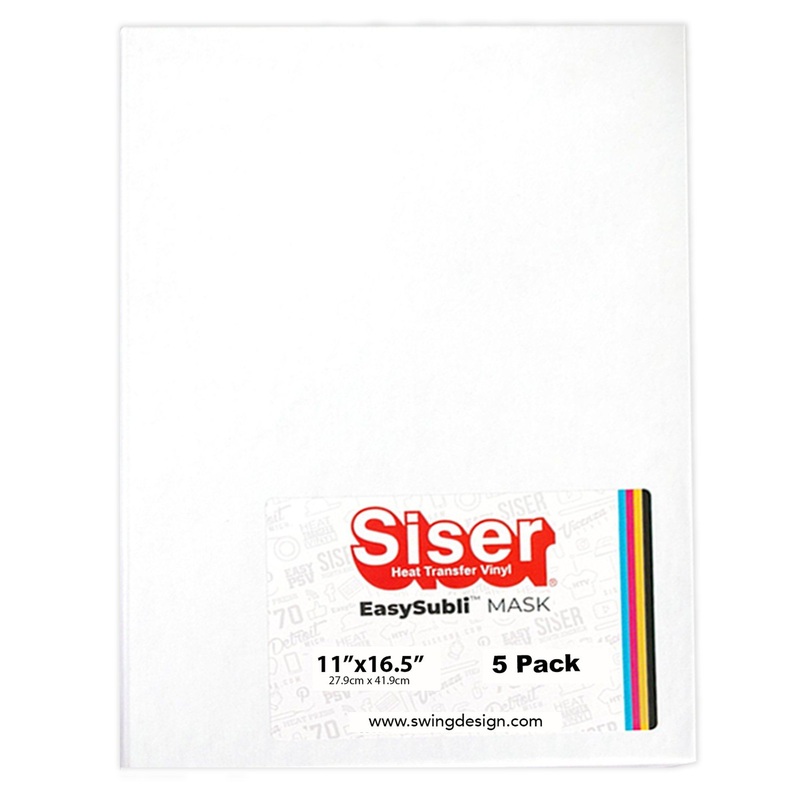 Siser EasySubli Heat Resistant Transfer Tape 11" x 16.5" 5 Pack