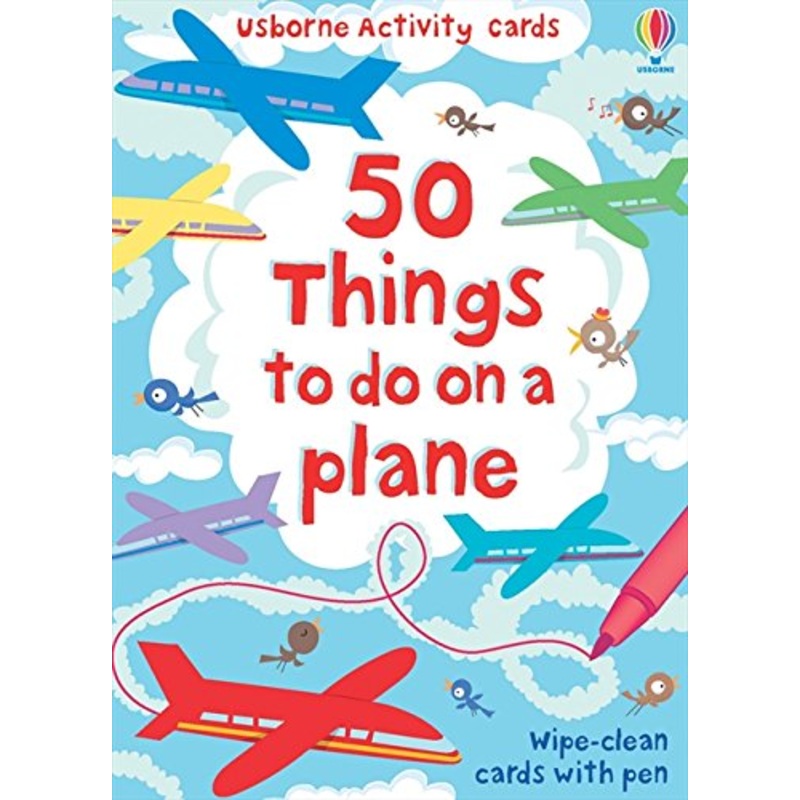 50 Things to Do on a Plane (Usborne Activity Cards) (Activity and Puzzle Cards)