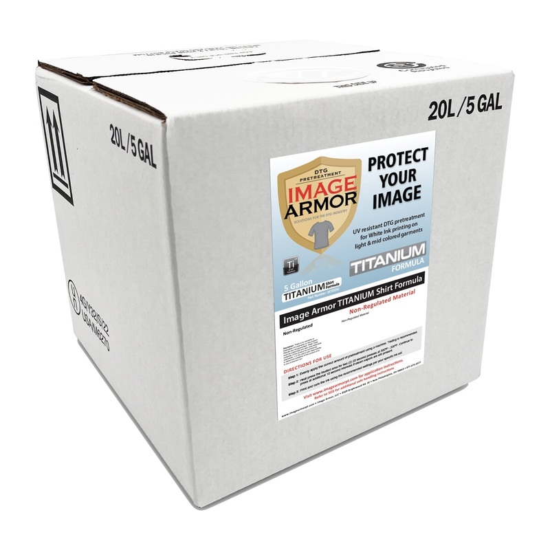 Image Armor Titanium Liquid Pretreat for DTG - 5 Gallons