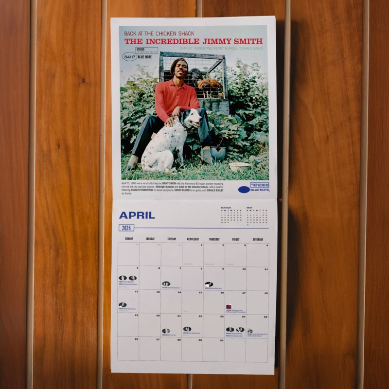 2026 Blue Note Calendar