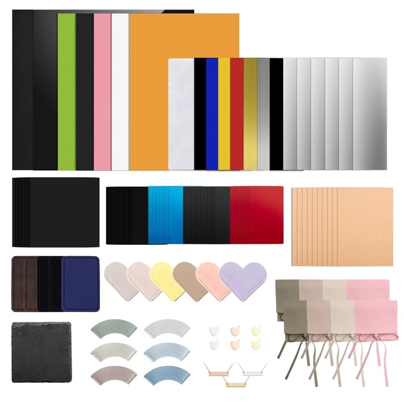 xTool F1 & F1 Ultra Material Explore Kit - 125 Pieces