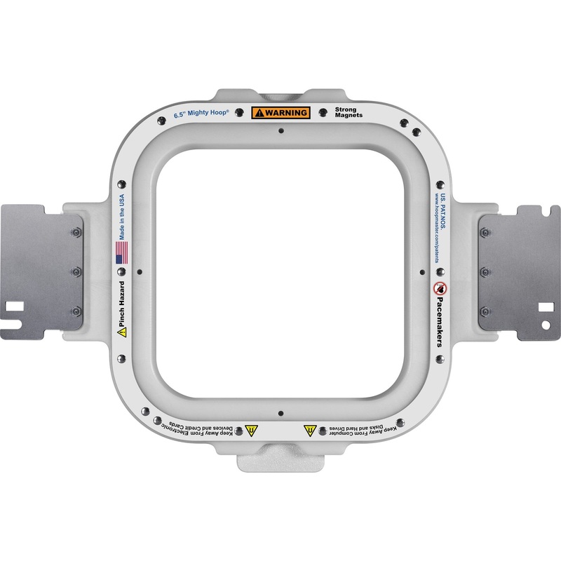 Mighty Hoop - 6.5 inch Magnetic Hoop for Brother PRS100 Embroidery Machine