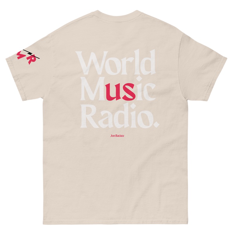World M-US-ic Radio T-Shirt (Cream)