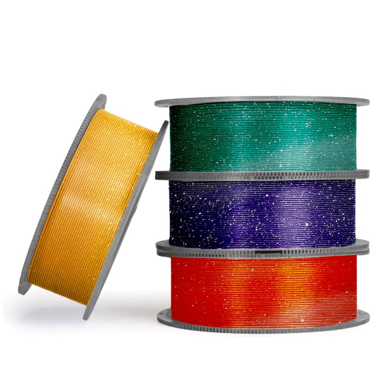 Bambu Lab 1.75mm PLA Sparkle Filament With Reusable Spool Alpine Green Sparkle (13501)
