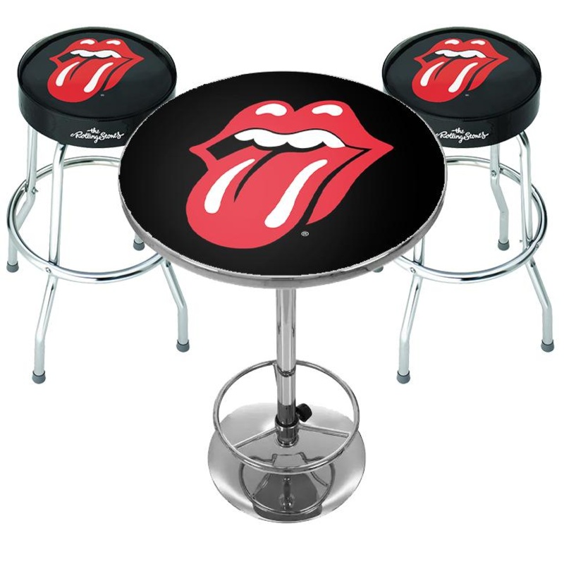 ROCKSAX THE ROLLING STONES BAR SET - CLASSIC TONGUE