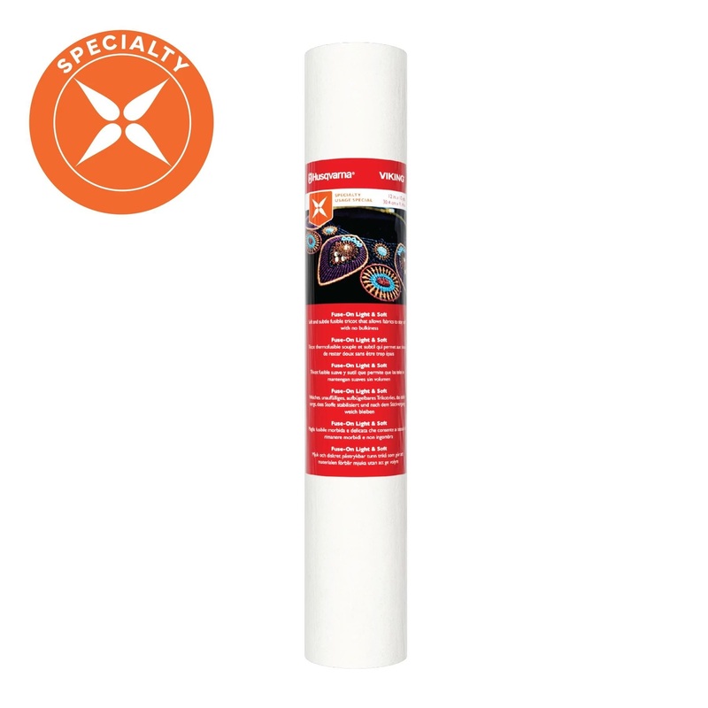 HUSQVARNA VIKING Fuse-On Light & Soft Stabilizer 12 Inches x 10 Yards