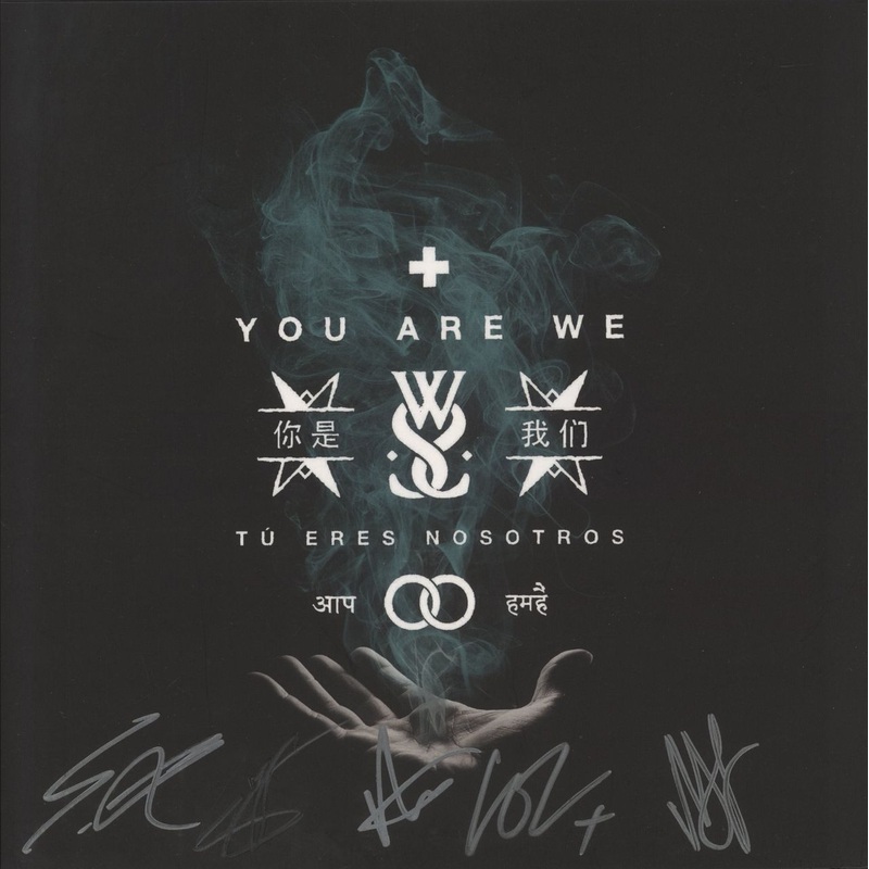 While She Sleeps You Are We - Aquamarine w/ Black Marble Vinyl - Autographed UK 2-LP vinyl set