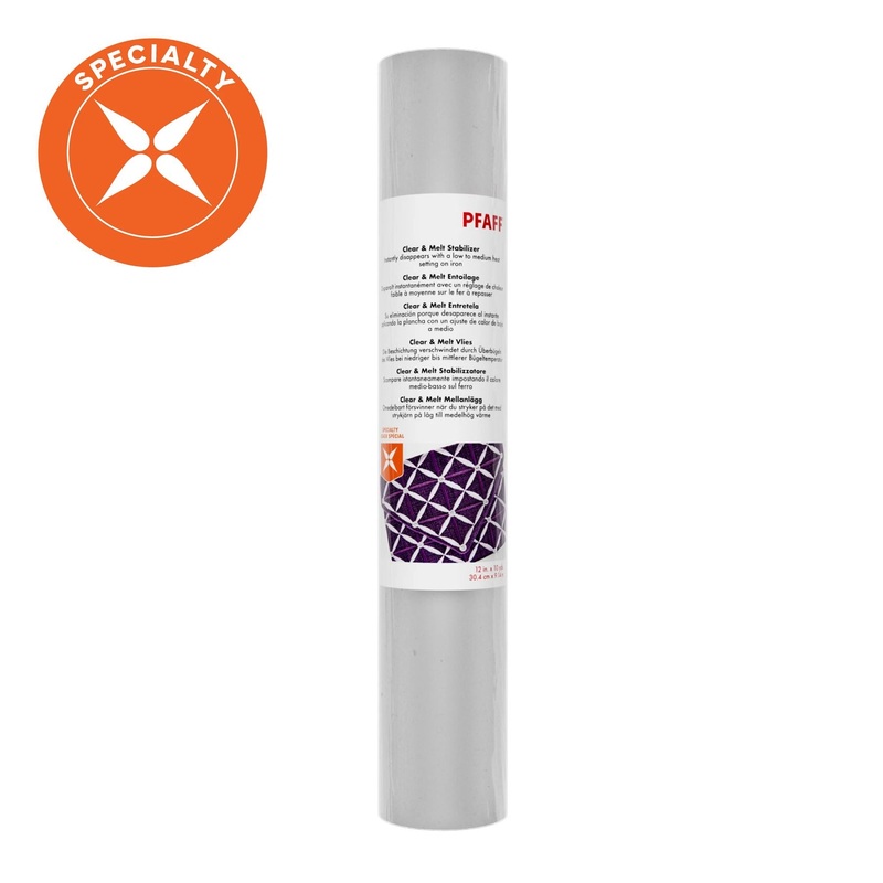 PFAFF Clear N Melt Stabilizer 12 inches x 10 yards