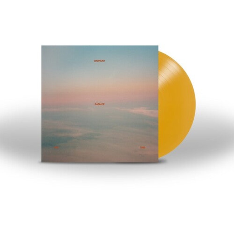 WARPAINT 'RADIATE LIKE THIS' LP (Clear Yellow Vinyl)
