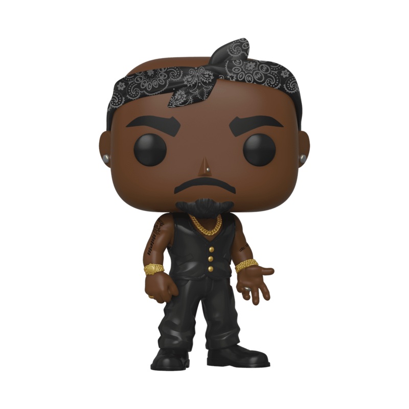 2PAC W/ VEST AND BANDANA FUNKO POP! ROCKS FIGURE