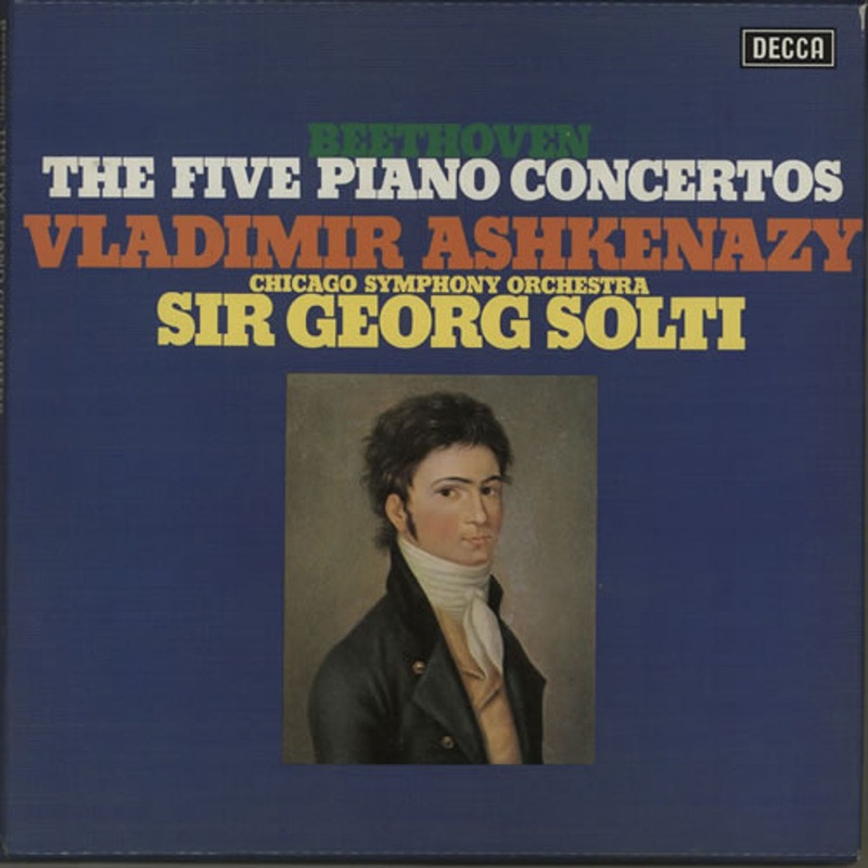 Vladimir Ashkenazy Beethoven: The Five Piano Concertos UK Vinyl box set