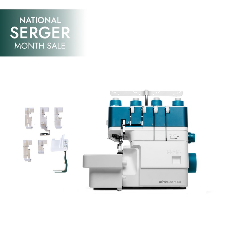 PFAFF admire air 5000 Overlock Machine + Free Gift with Purchase