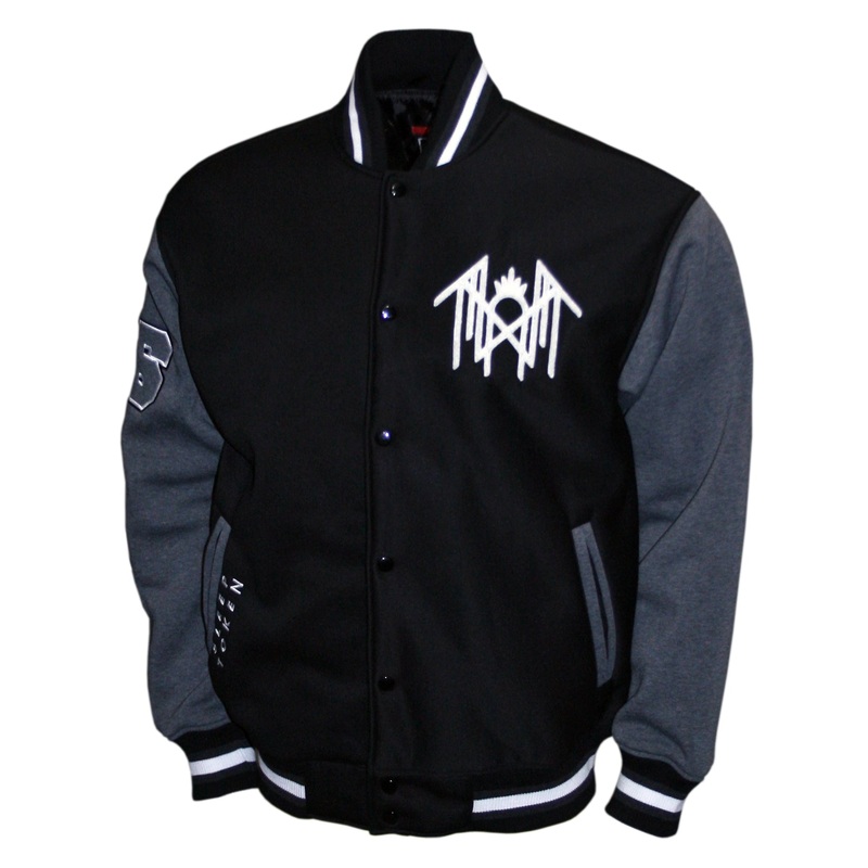 SLEEP TOKEN VARSITY FLEECE BLACK/ASH