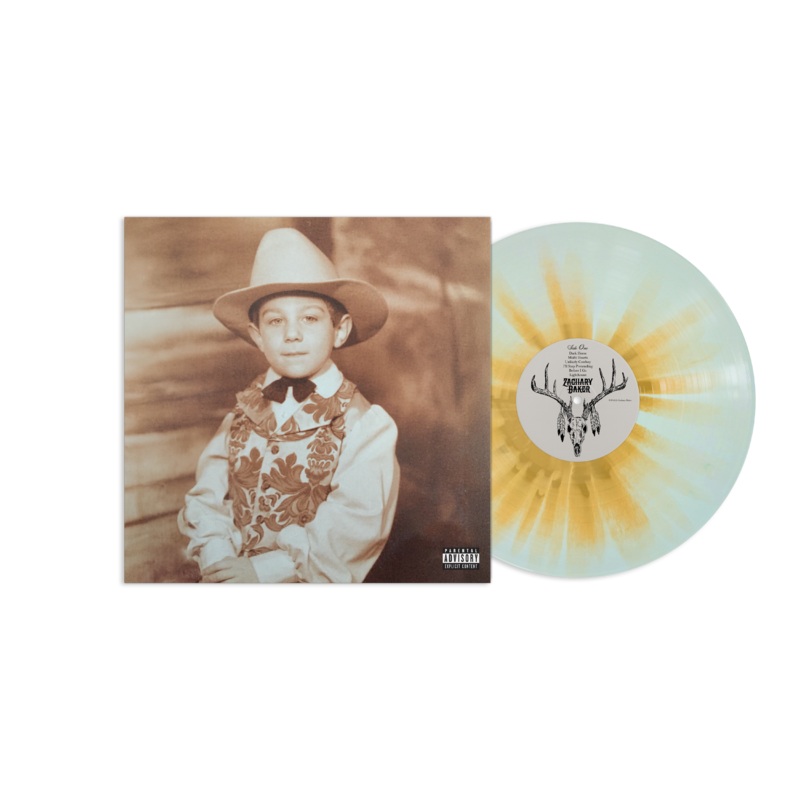 ZACHARY BAKER DARK HORSE LP (Exclusive Limited to 200, Sky Blue w/ Gold Splatter Vinyl)
