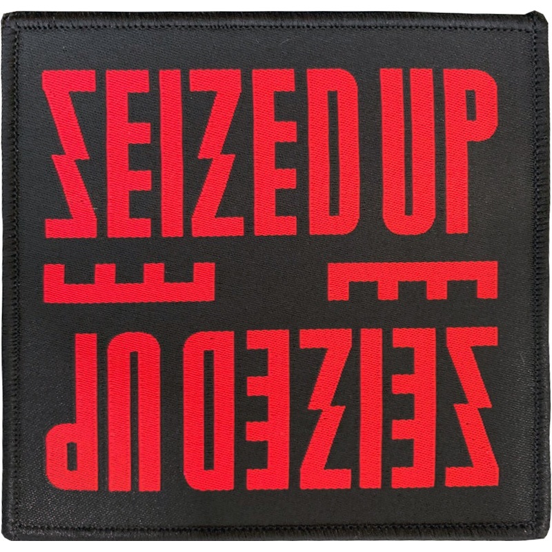 Seized Up - Logo - Patch - Woven - 4" x 4"