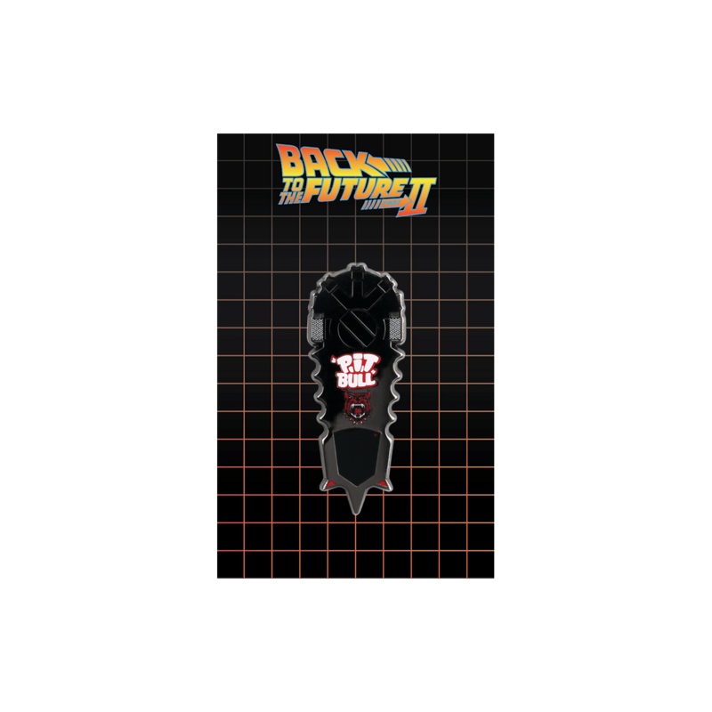 Back to the Future Pit Bull Hoverboard Enamel Pin