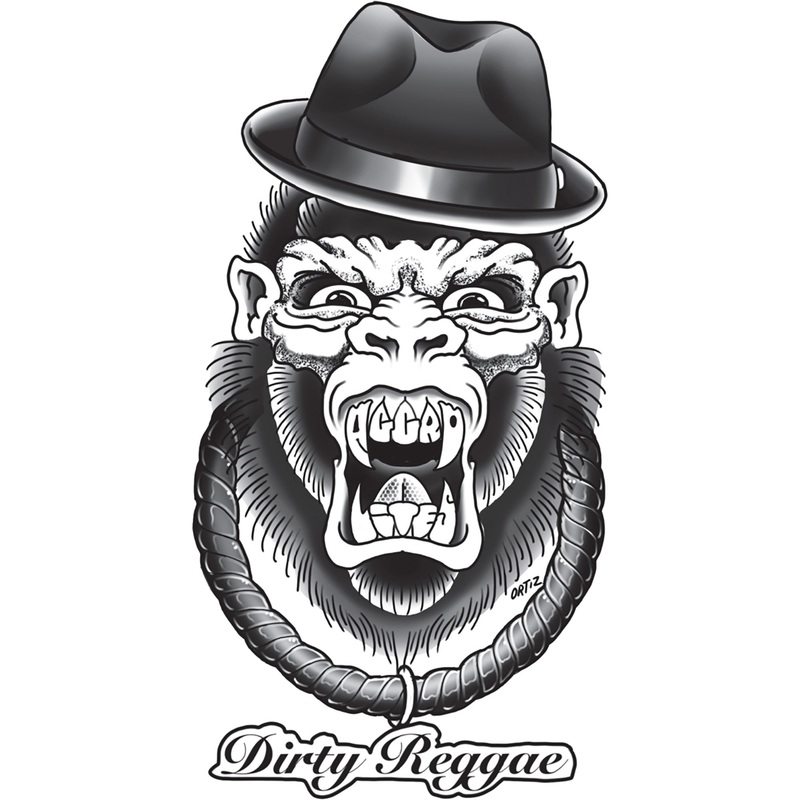 The Aggrolites - Ape - Sticker - 3"x4"