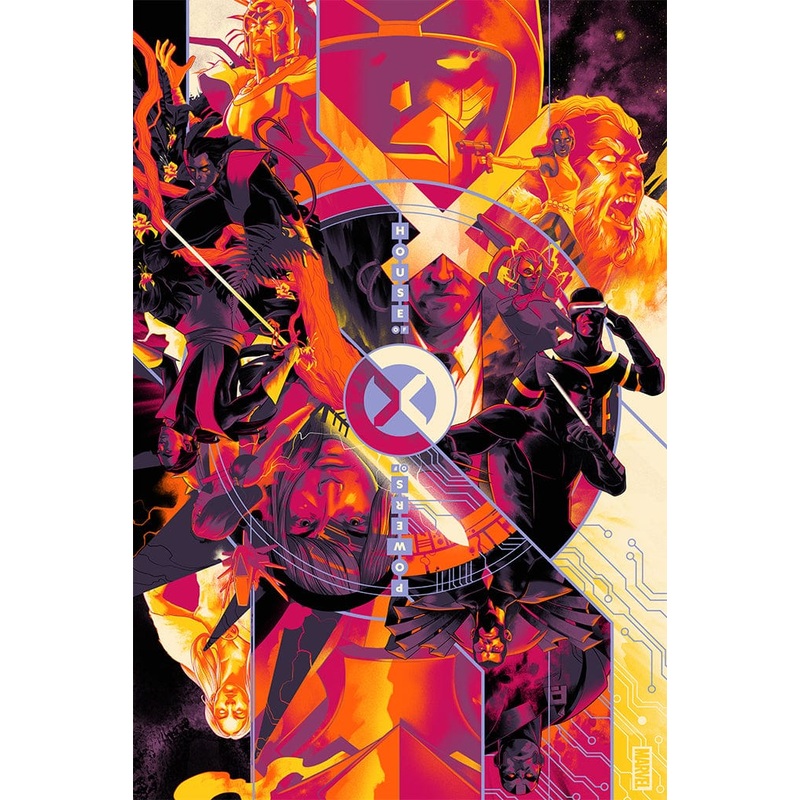 X-Men: House Of X/Powers Of X Variant Screenprinted Poster